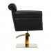 Hairdressing Chair BERLIN GOLD black